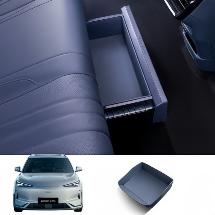 2nd Row Seat Storage Box Leather Mat for Geely EX5