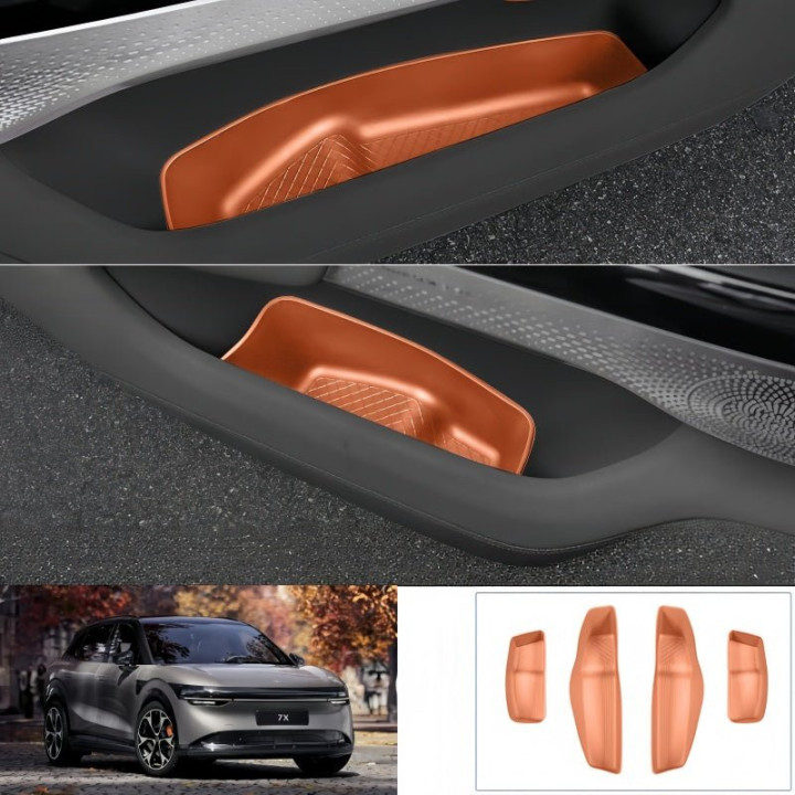 Door Storage Organizer Tray for Zeekr 7X
