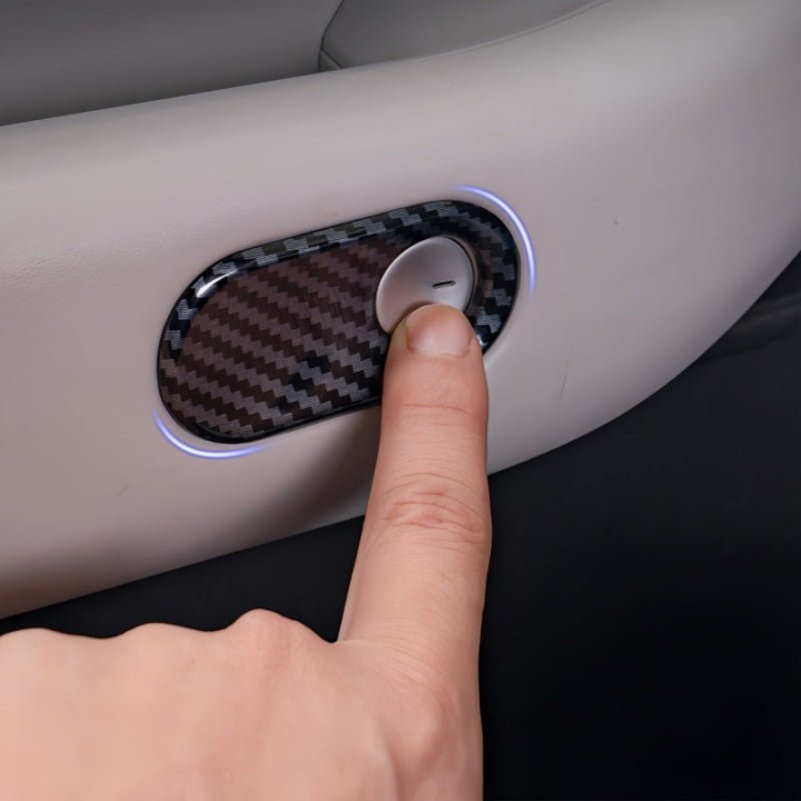 Carbon Fiber Door Switch Cover for Xpeng G6 / P7+ / L03