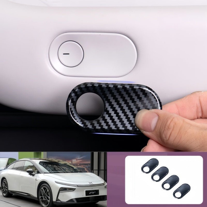 Carbon Fiber Door Switch Cover for Xpeng G6 / P7+ / L03