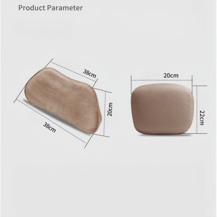 Premium Suede Memory Foam Headrest for XPENG G6/G9/P7/X9/L03/G7/P7+