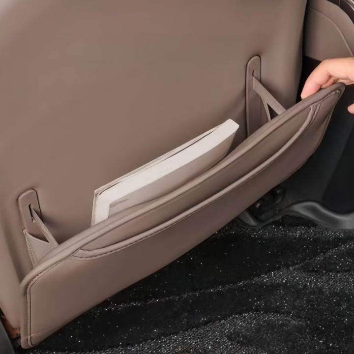 Front & 2nd Row Seat Back Anti-Kick Mats for 2024-2026 XPENG X9
