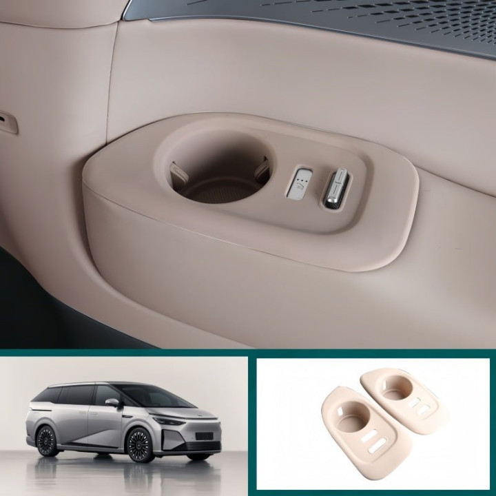 Eco Silicone 3rd Row Door Cup Holder Sleeve for 2026 XPENG X9