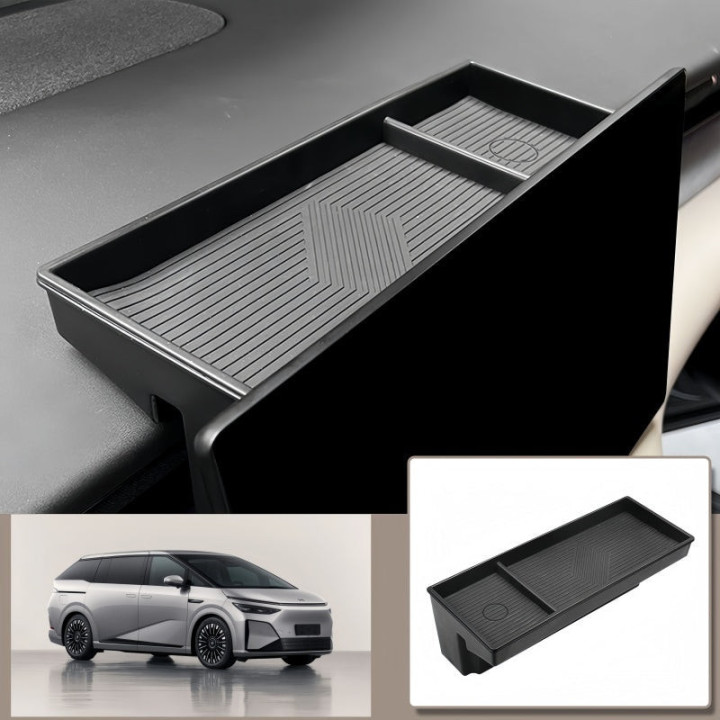Dashboard Screen Rear Tissue & Organizer Box for XPENG X9 2023-2026
