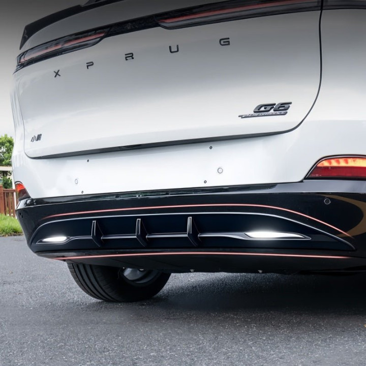 ABS Rear Bumper Diffuser Decorative Cover for 2023-2026 XPENG G6