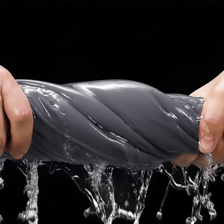 30x60cm Dual Layer Plush Leather Car Wash Towel for Zeekr