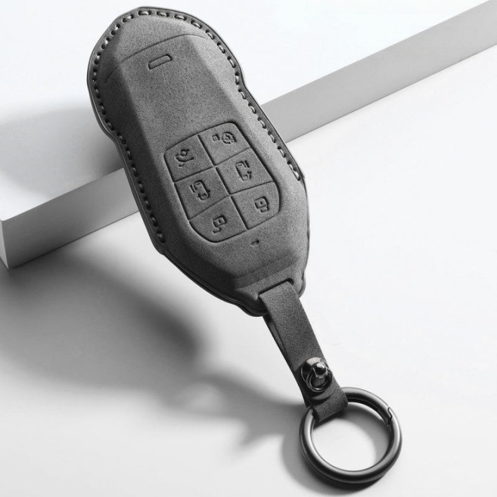 Premium Leather Key Fob Cover for Xpeng X9