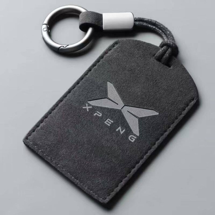 Premium Suede NFC Card Holder Cover for Xpeng EV