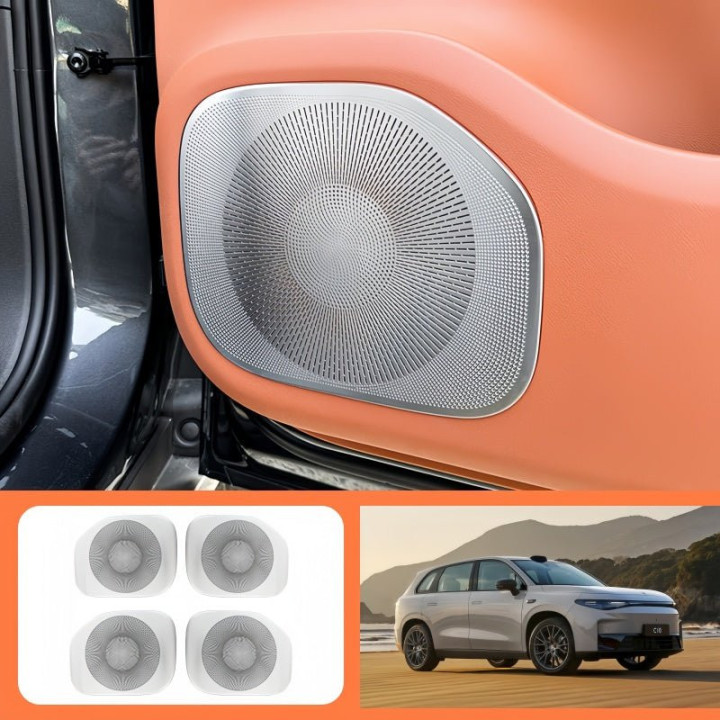 Stainless Steel Door Speaker Cover Trim for Leapmotor C10