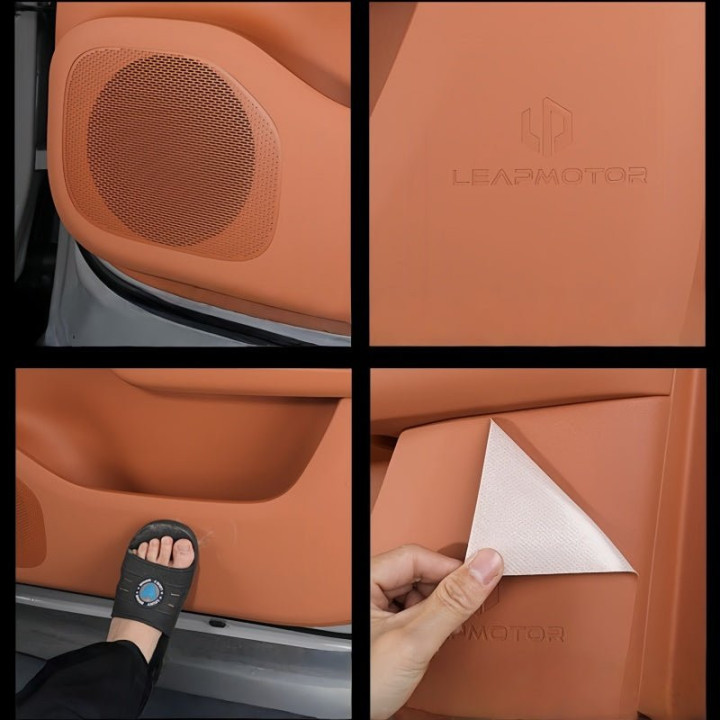 Leather Door Anti-Kick Panel Protector for Leapmotor C10