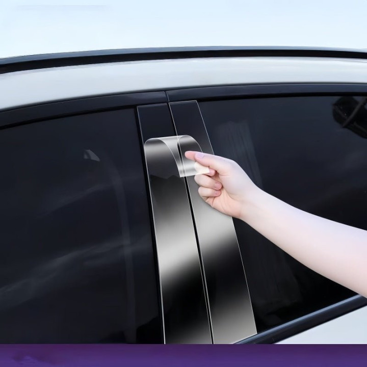 Clear & Smoke Black Pillar Guard for Leapmotor B10/C10/B05