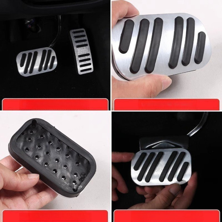 Brushed Aluminum Pedal for BYD Dolphin / Dolphin Surf / Atto 1