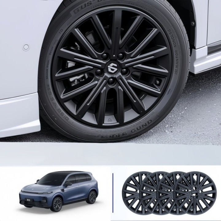 Blackout Wheel Hub Covers for Leapmotor B10