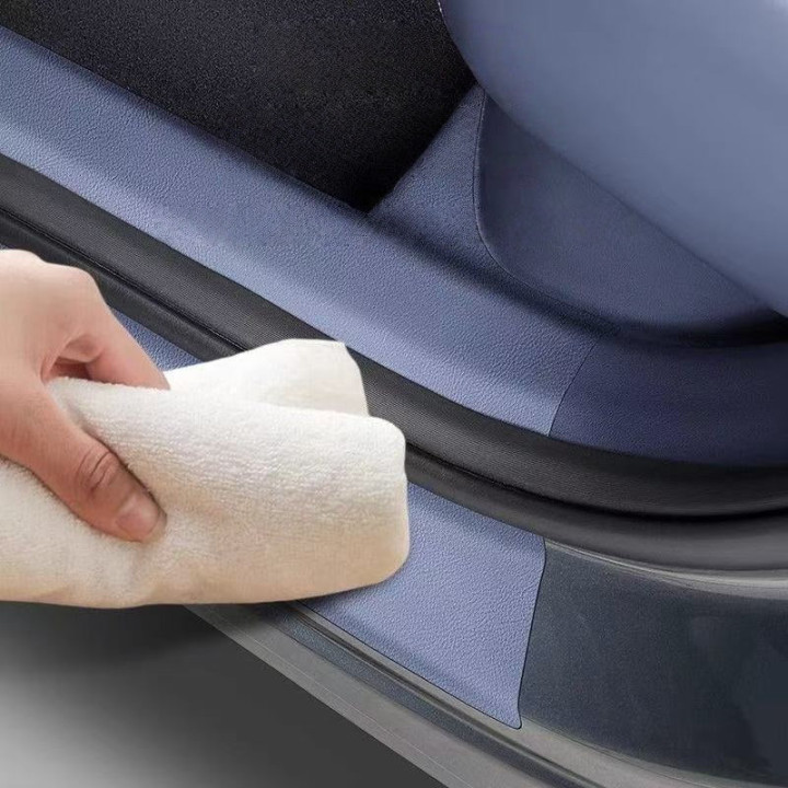 Car Door Sill Leather Protector Strips for Geely EX5