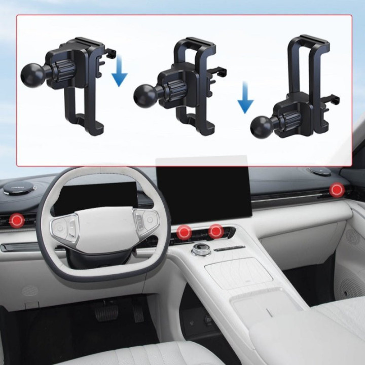 Custom Air Vent Phone Mount for Geely EX5 / Starray EM-i