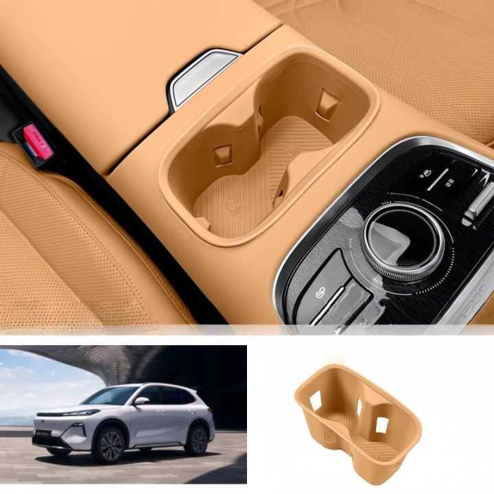 Custom Cup Holder Insert for Geely EX5 EM-i