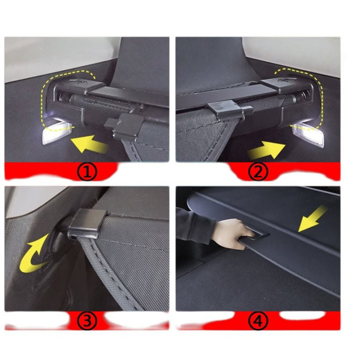 Retractable Trunk Privacy Cargo Cover for Geely