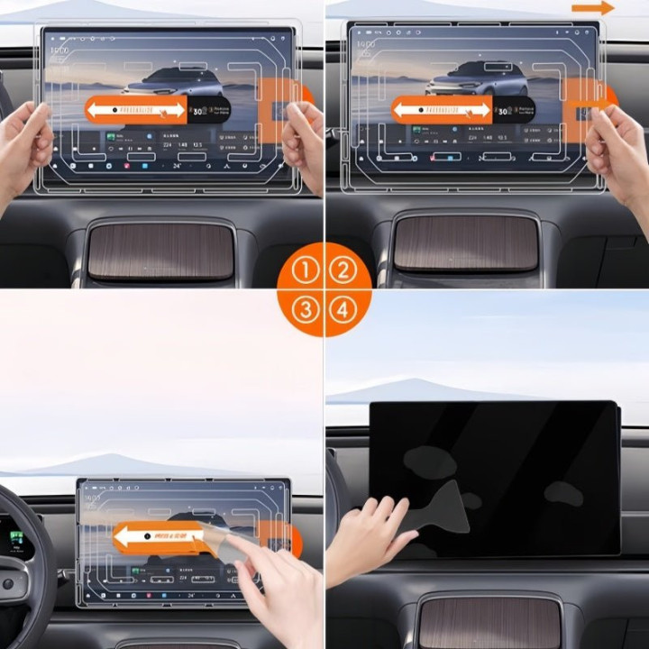 15.4 Inch Tempered Glass Screen Protector for Geely