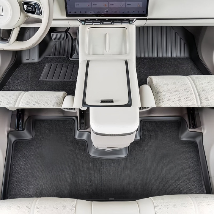 TPE + Faux Cashmere Floor Mats for Zeekr 7X