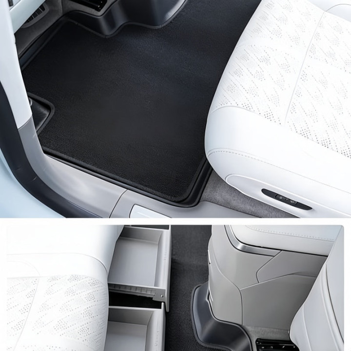 TPE + Faux Cashmere Floor Mats for Zeekr 7X