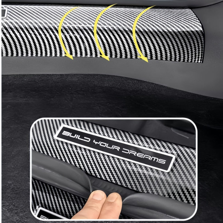 Carbon Fiber Door Sill Protectors for BYD Seal 6 DM-i/Touring
