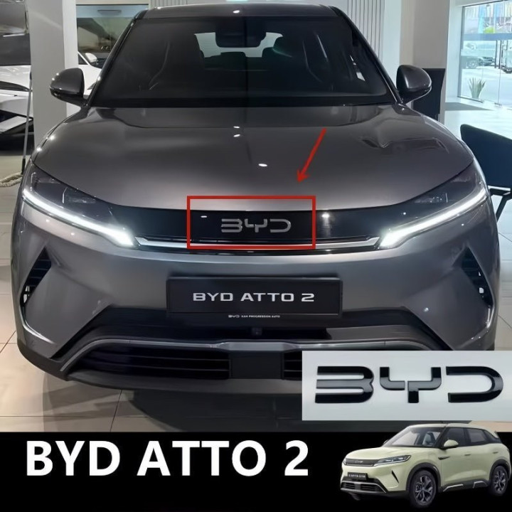 Front & Rear Logo Badge for BYD ATTO 2