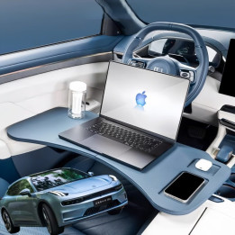 Foldable Leather Car Desk for Zeekr