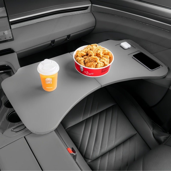 Foldable Leather Car Desk for Zeekr