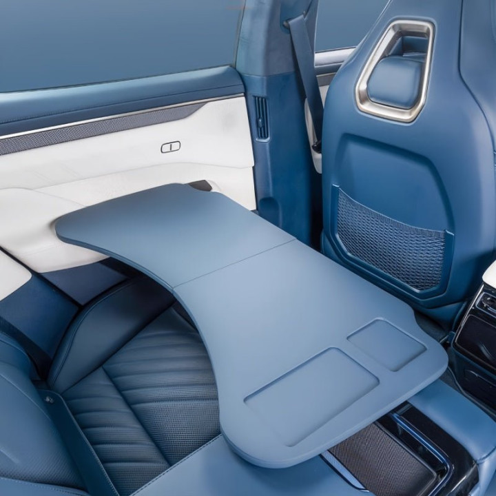 Foldable Leather Car Desk for Zeekr