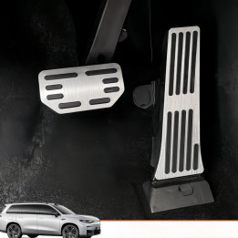 Brushed Aluminum Performance Pedals for Leapmotor