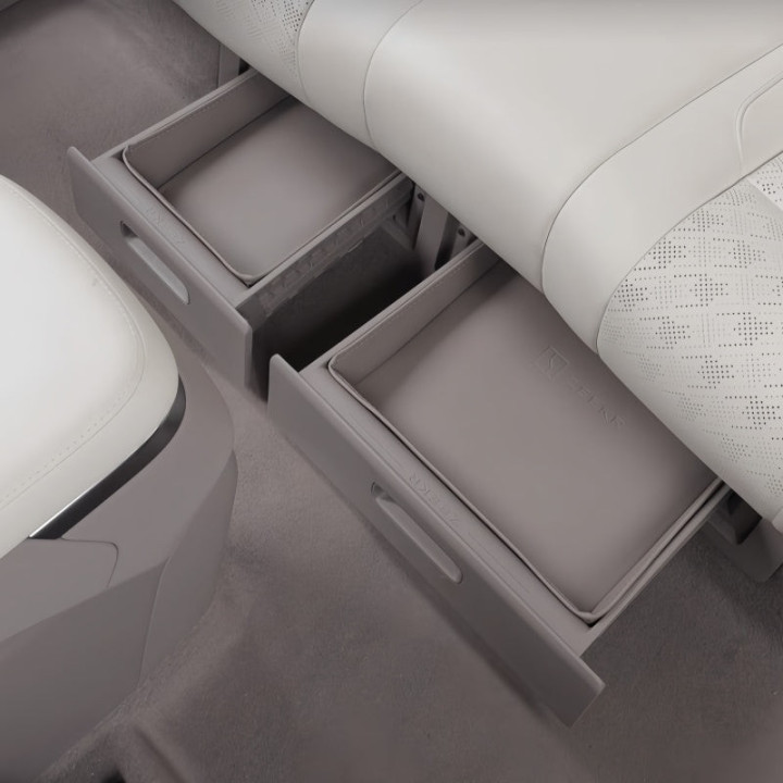 Second Row Under-Seat Storage Mat for Zeekr 7X (2 Pcs)