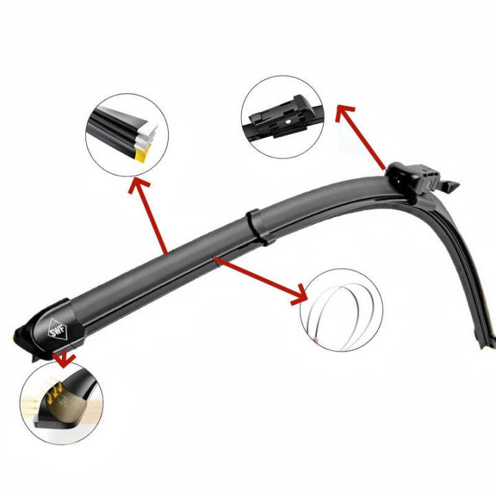 Custom Windshield Wiper Blades for Xpeng G6 G9 P7 P7+ 2023-2026