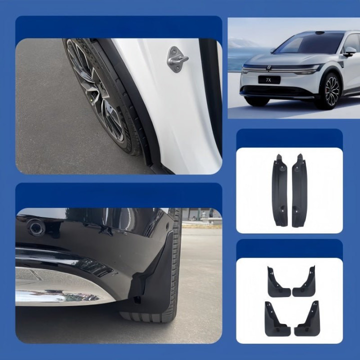 No-Drill Mud Flaps for ZEEKR 7X