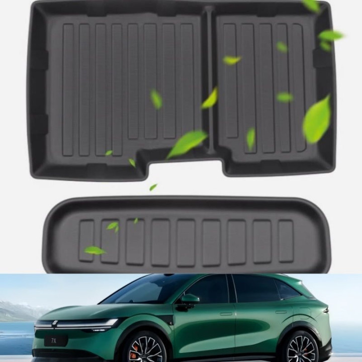 Complete Set TPE Frunk & Lower Trunk Liner for ZEEKR 7X