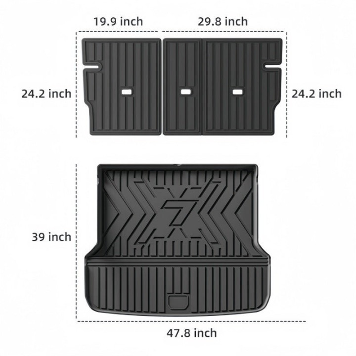 TPE Trunk Liner Mat for ZEEKR 7X