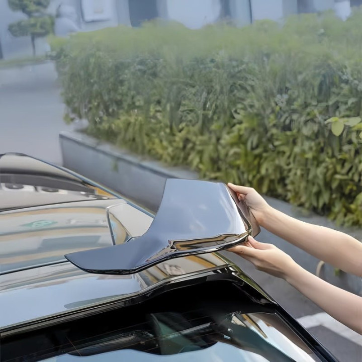 Gloss Black & Carbon Fiber Roof Spoiler for ZEEKR 001 (2 Pcs)