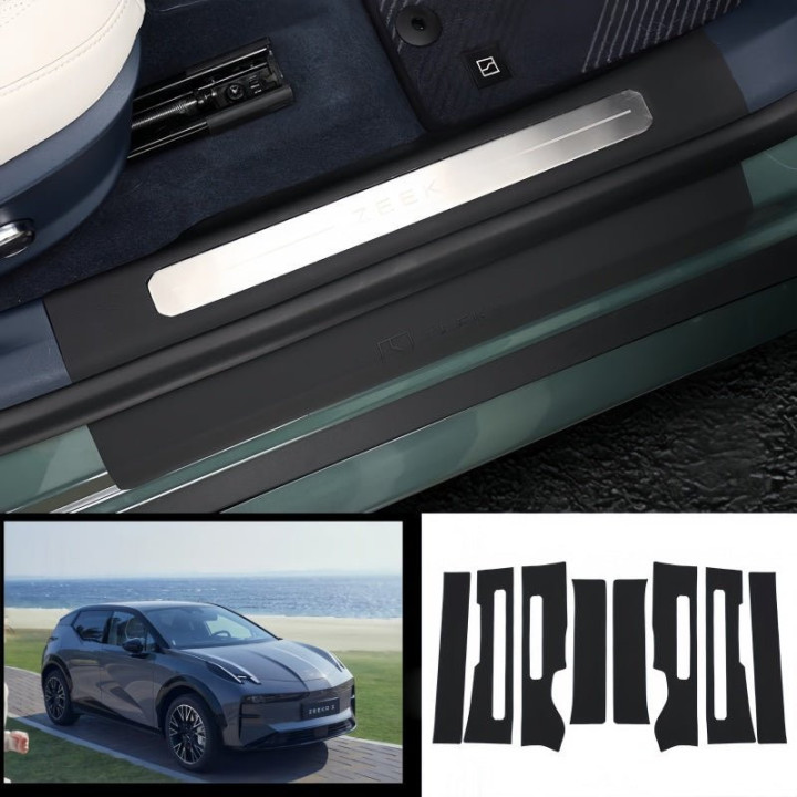 Leather Door Sill Protectors for ZEEKR X