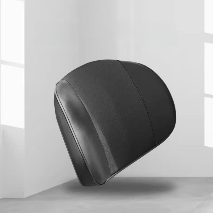 For BYD Premium Leather Headrest & Lumbar Pillow Set (2-Pcs)
