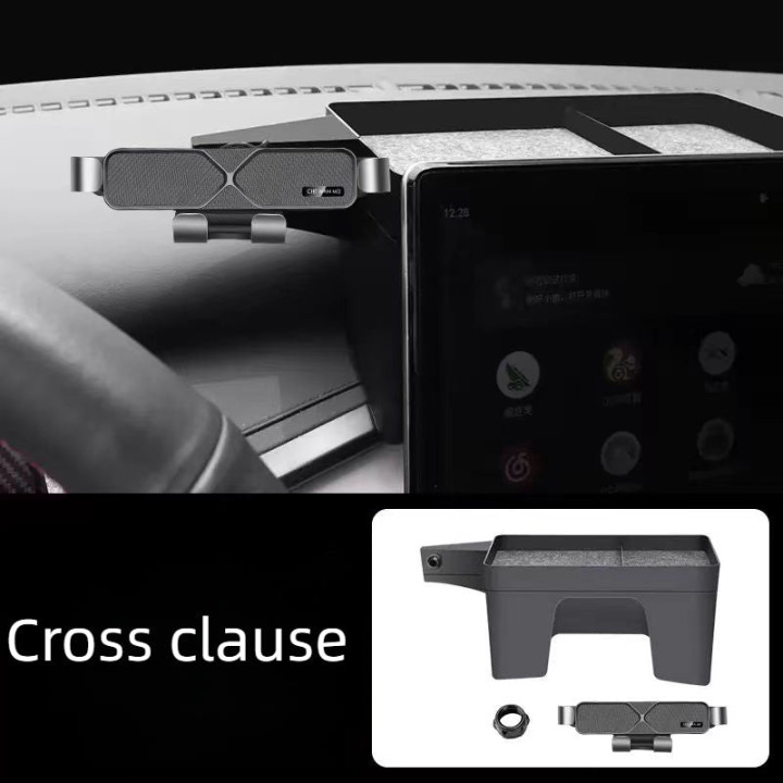 For BYD ATTO 3/SEAL U/SEALION 6/SONG PLUS Mobile Phone Holder + Storage Box