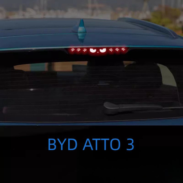 For BYD ATTO 3/DOLPHIN/ SEAL/SEAL U/SONG PLUS Rear Brake Light Warning Sticker