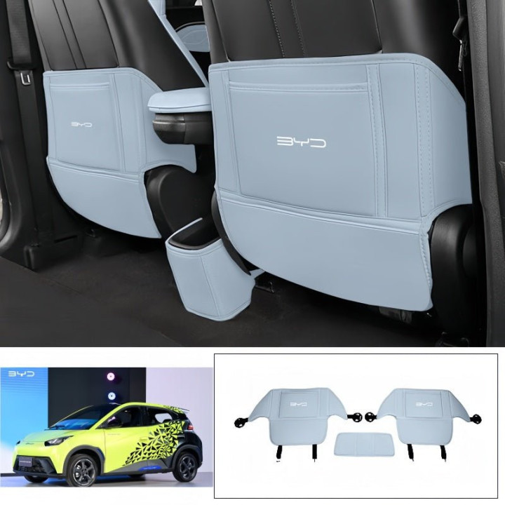 Seat Back Protector Mat for BYD Dolphin Surf/Seagull (3 Pcs)