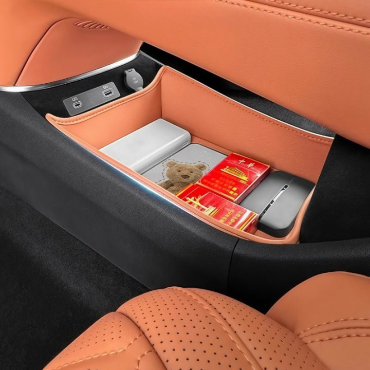 Leather Console Lower Storage Box for BYD Sealion 7