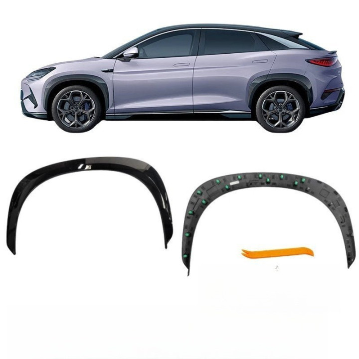 Gloss Black OEM Wheel Eyebrow Fender Flares for BYD Sealion 7