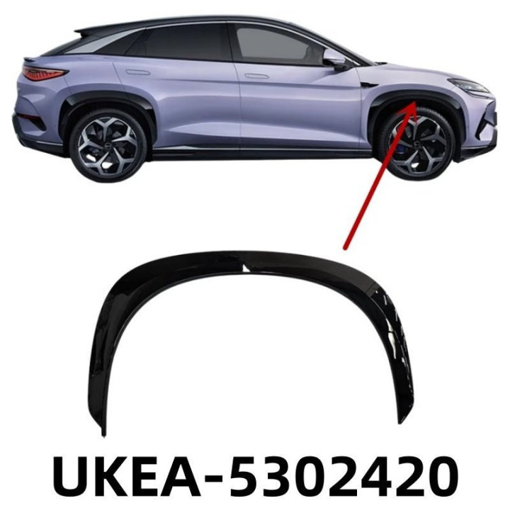 Gloss Black OEM Wheel Eyebrow Fender Flares for BYD Sealion 7