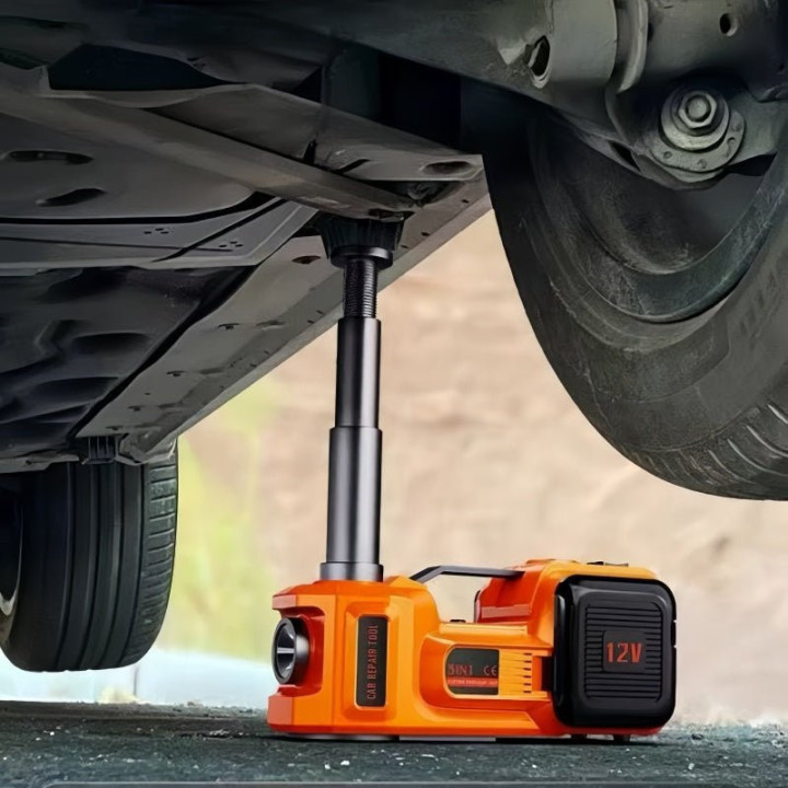BYD Electric Jack & Air Compressor Combo | 5-Ton 2-in-1 Emergency Tool