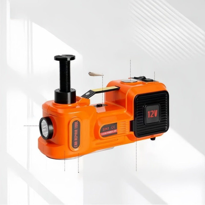 BYD Electric Jack & Air Compressor Combo | 5-Ton 2-in-1 Emergency Tool