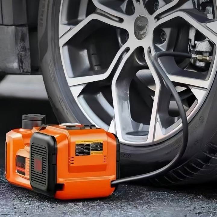 BYD Electric Jack & Air Compressor Combo | 5-Ton 2-in-1 Emergency Tool