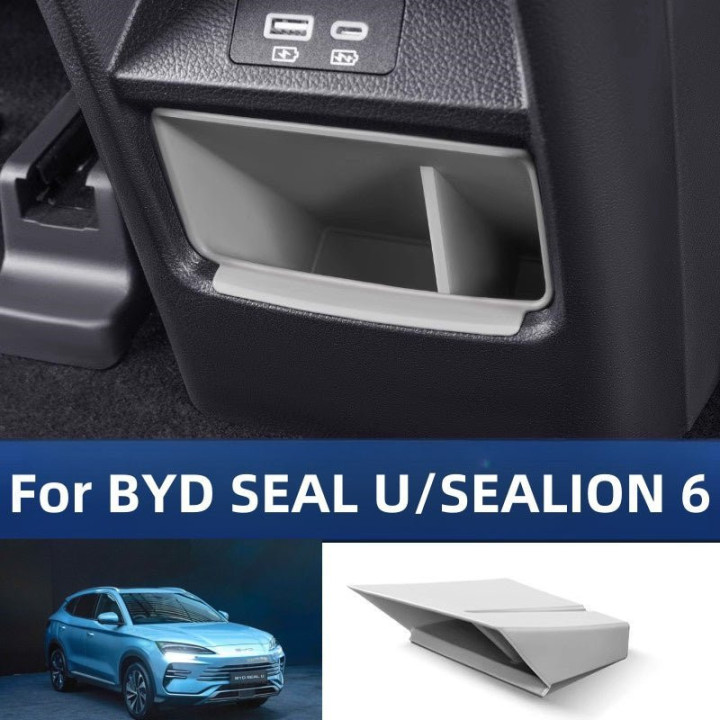 Armrest Rear Storage Box for BYD SEAL U/SEALION 6/SONG PLUS
