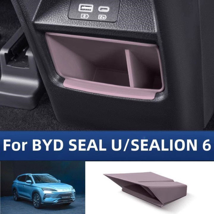 Armrest Rear Storage Box for BYD SEAL U/SEALION 6/SONG PLUS