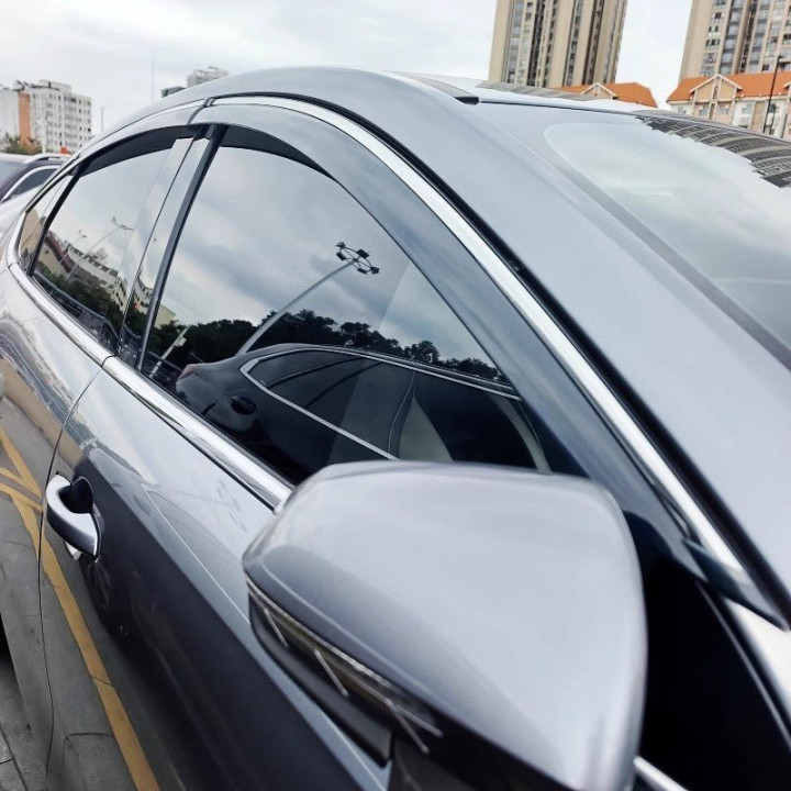 PC Resin Window Visor Rain Guards Weather Shields for BYD Sealion 7